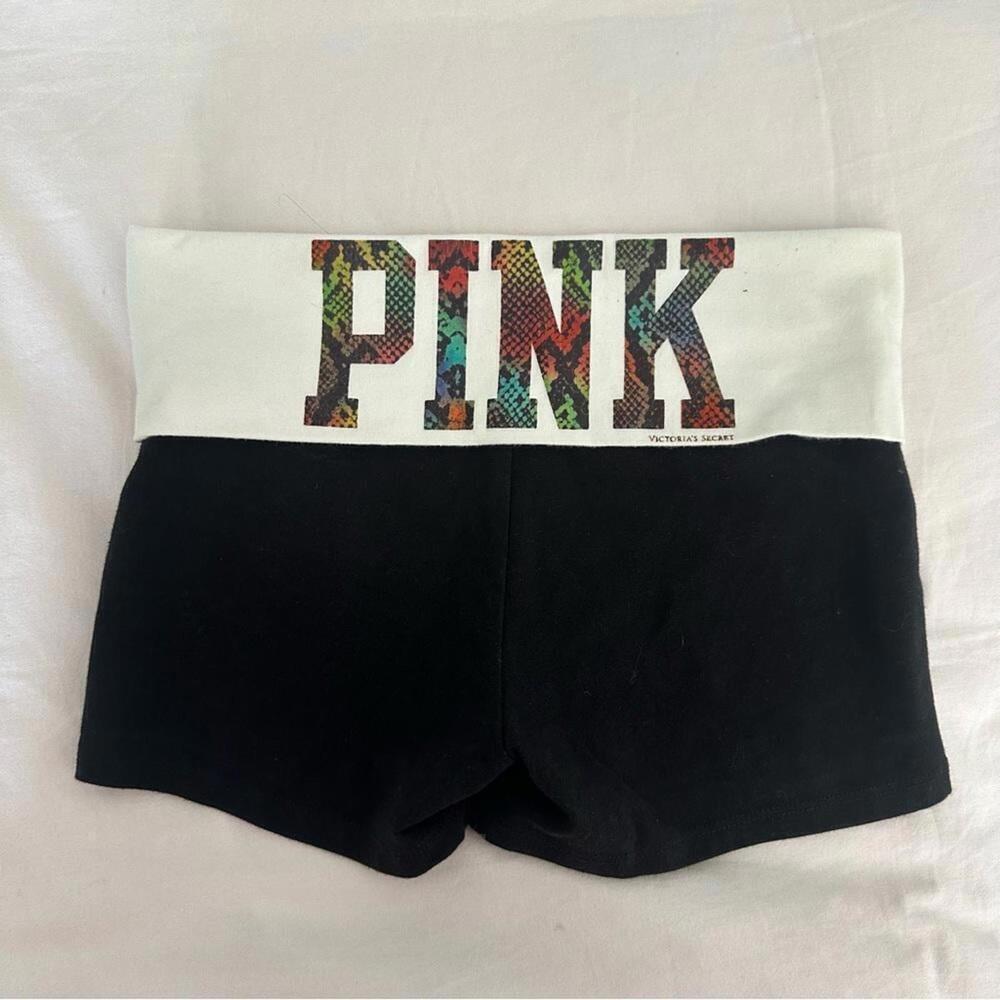 Y2K PINK Victoria Secret YOGA SHORTIE SHORTS